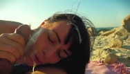 Jewish teen travel camps Risky public blowjob on the beach.travel diaries pt1