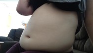 Bbw growing fatter - Feederism chubby piggys growing belly