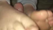 Barely legal ass Barely legal daddys girl gives cute foot job and gets fucked