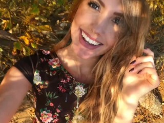 Outdoor Blowjob and Cum in Mouth! – Sweet Teen Doing Blowjob on the Beach.