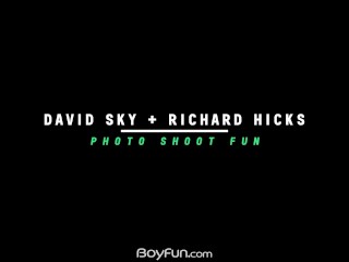 Boyfun – Smooth Twink Richard Hicks Fucks During Photo Shoot With David Sky