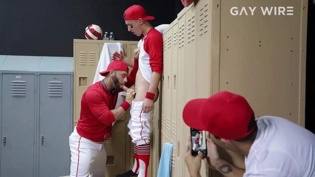 GAYWIRE - Young Baseball Player Gets Some Tough Anal Love From Coach