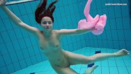 Naked russian families - Hot babe from russian swims naked