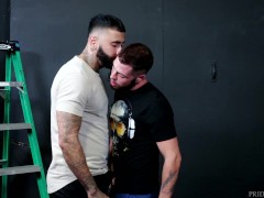 Muscle Bear Needs Assistance With His Big Package - MenOver30
