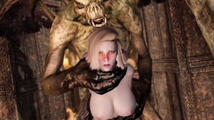 Andara Visits Dungeon And Gives In To Her Secret Desires - Video Game Monster Porn