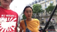HD Chinese Asian June Liu Creampie - SpicyGum Fucks American Guy in Paris x...