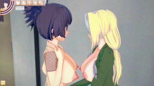 Hentai hra na anime porno Naruto | Lesbians Anko and Tsunade [Gameplay]